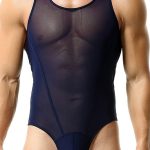 See Through Mesh Stretchy Bodycon Thong Bodysuit