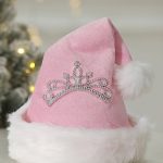 Christmas Costumes Velvet Faux Fur Patchwork Hat