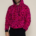 Leopard Print Drawstring Faux Fur Hoodie [Pre-Order]