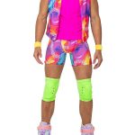 Gayparadise Gradient Sleeveless Jacket Cycling Shorts Two Piece Set