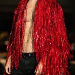 Gayparadise Tinsel Fringe Festival Reflective Red Swing Jacket [Pre-Order]