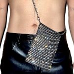 Gayparadise Shiny Rhinestone Chain Adjustable Shoulder Handbag