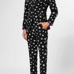 Star Print Blazer Pants Two Piece Set [Pre-Order]