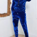 Casual Velvet Hoodie Pants Two Piece Set [Pre-Order]