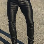 Punk Drop Waist Stretchy Skinny Pants