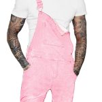 Gayparadise Men's Fashion Denim One Shoulder Overall Rompers Shorts