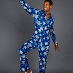 Christmas Snowflake Print Pajama Jumpsuit [Pre-Order]