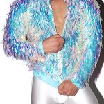 Gayparadise Iridescent Sequin Party Hooded Jacket